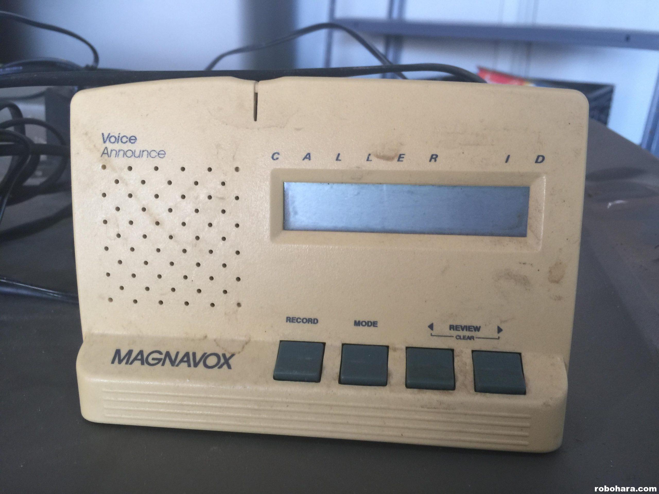 Magnavox Talking Caller ID Box